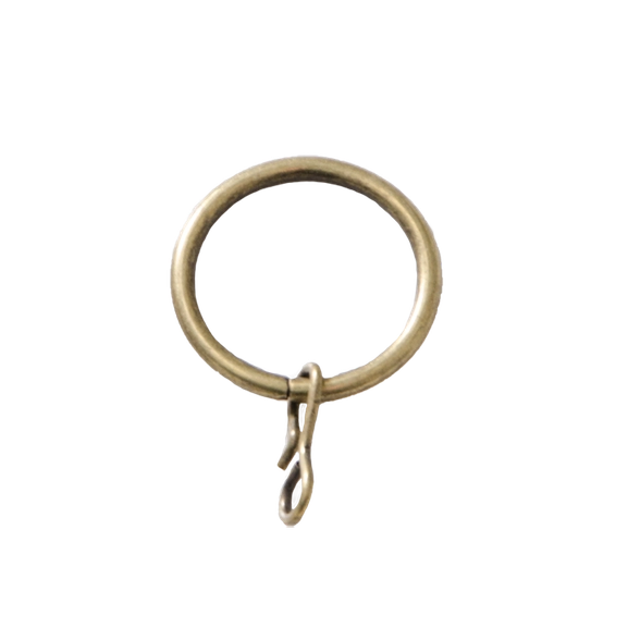 Curtain ring antique brass Hasta