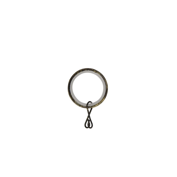 Gloria Curtain Ring Black Gold