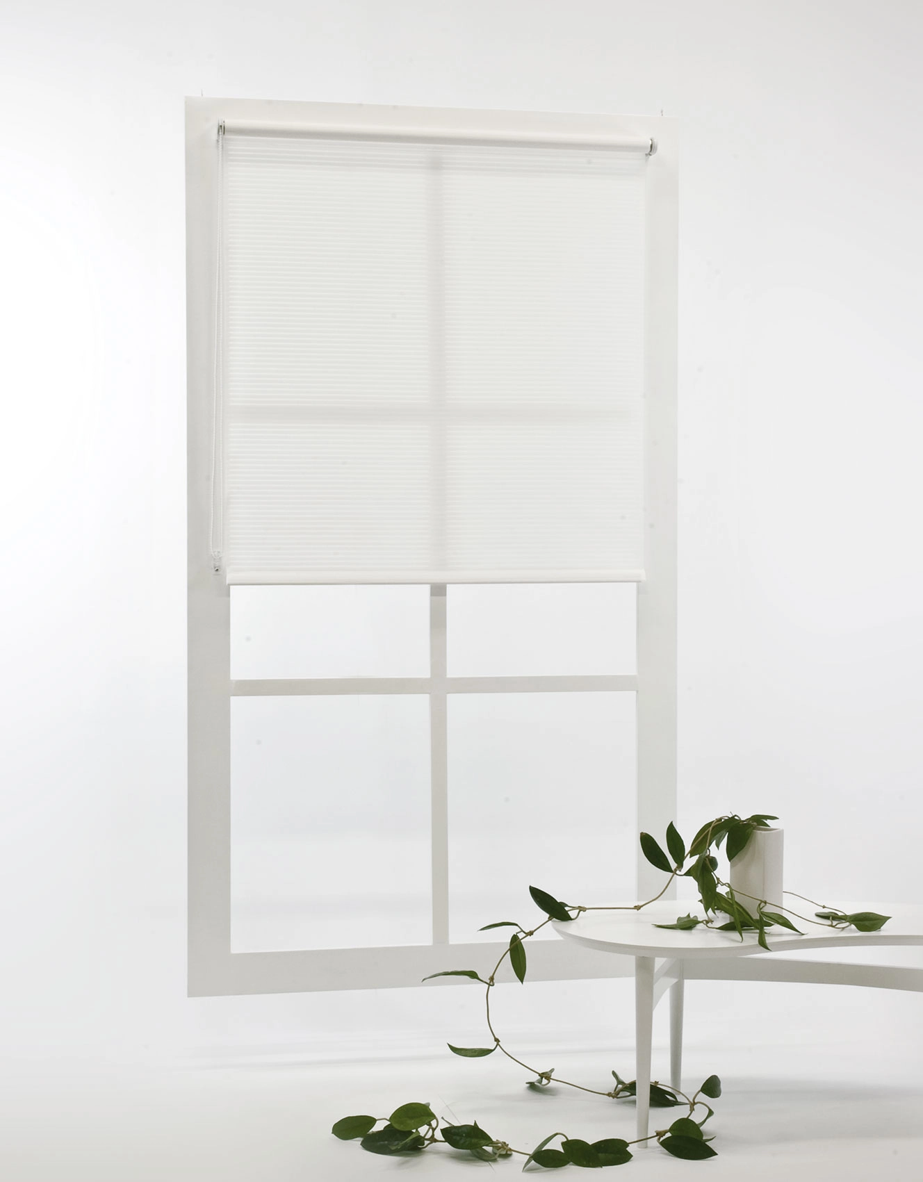 Roller blind white Hasta