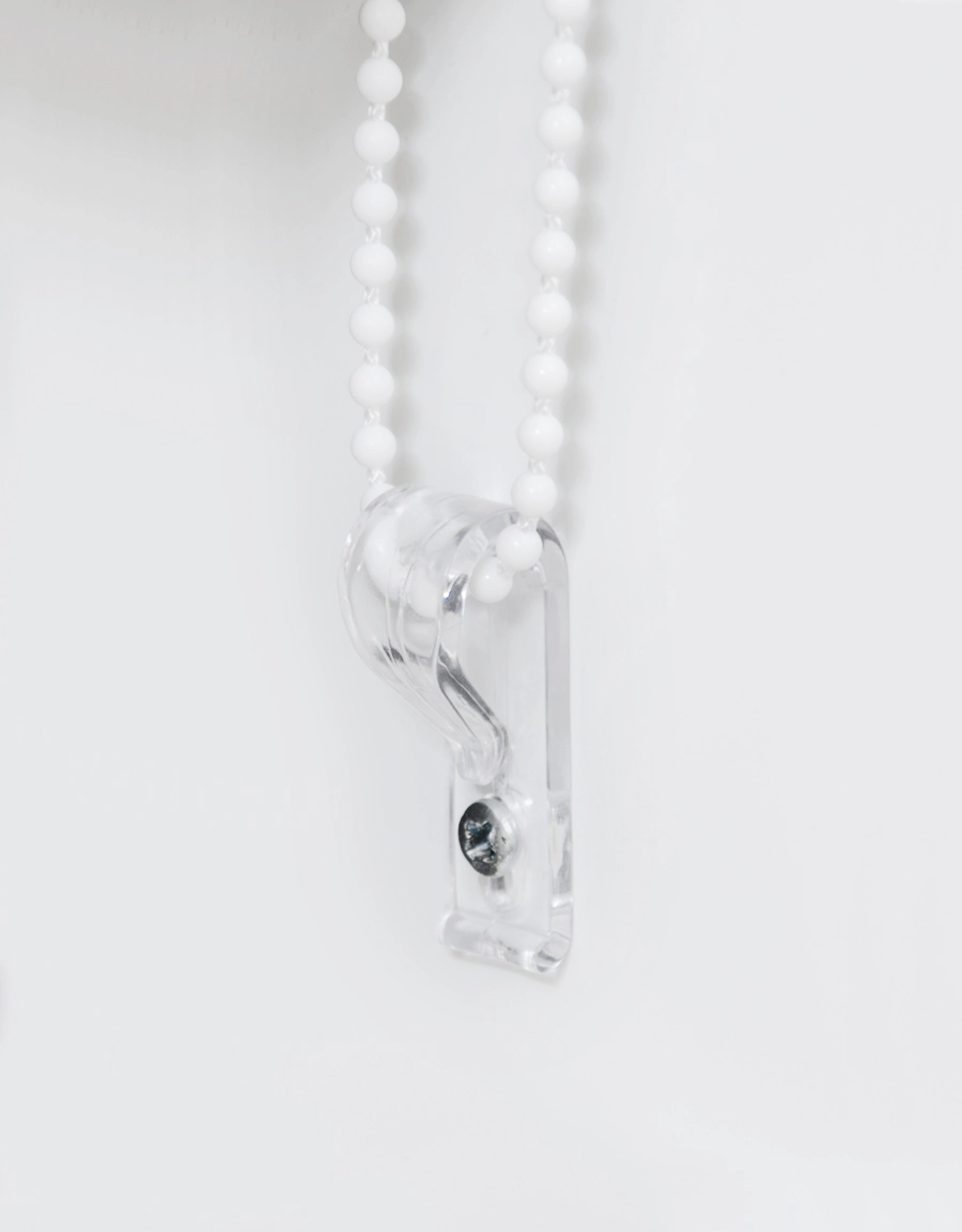 Transparent P-clip for ball chain, Hasta