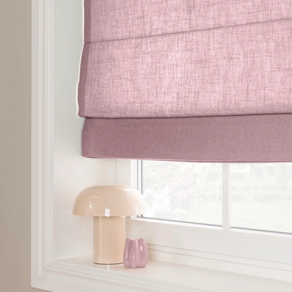 Dovlila hissgardin i linneblandning