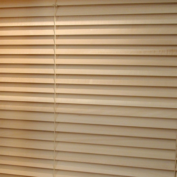 Wooden Venetian blind natural 27 mm