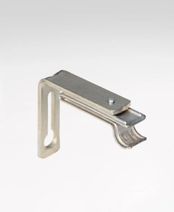 Clips wall bracket, silver, several sizes