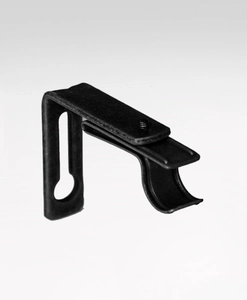 Clips wall bracket, black, several sizes