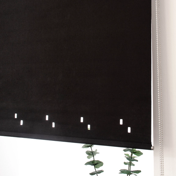 Newton Perle roller blind, anthracite