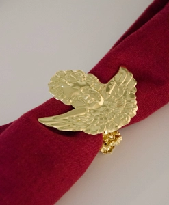 ängel dekorklämma servettring