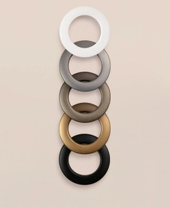 Öljetter till gardiner, i fem olika färger