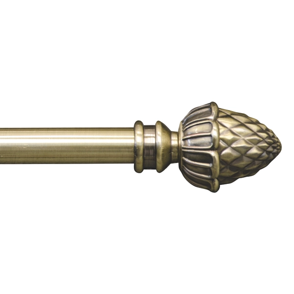 Kotte curtain rod Antique brass Hasta
