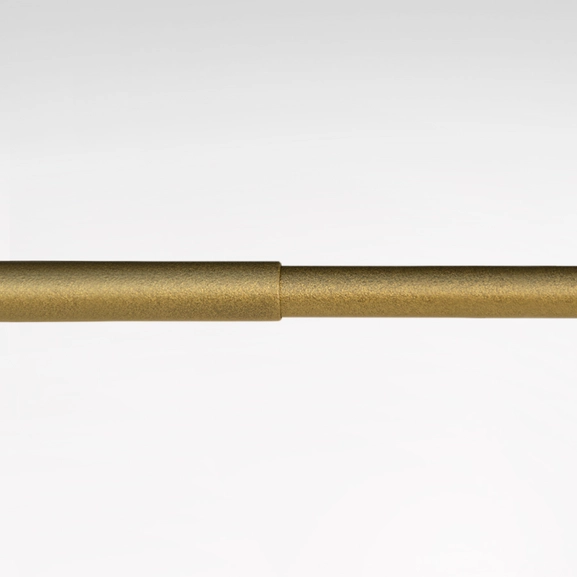 Gardinstång 11/13 mm inkl. väggfäste, reglerbar 130-240 cm, guldnougat