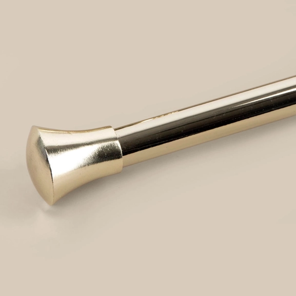 Gardinstång i mässing Vega, 16/19 mm