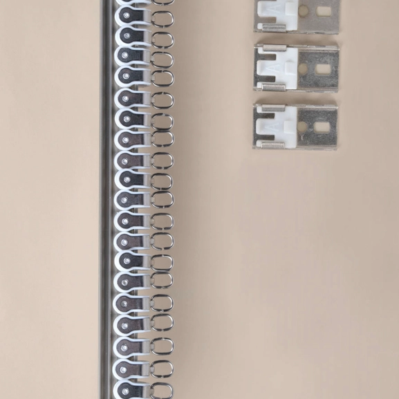 Gardinskena Bendable i varmsilver