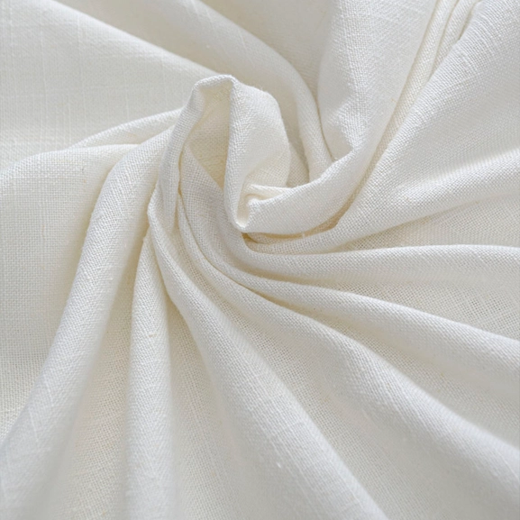 Curtain fabric Lina, white