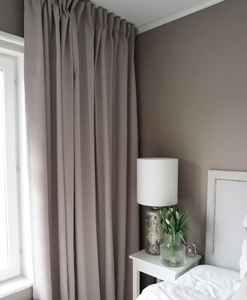 Hotellgardin, beige