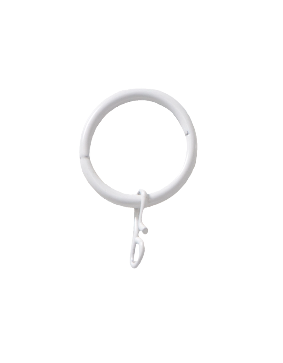 Curtain ring white Hasta