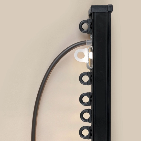 Ambiance skena, svart, takmonterad med led belysning