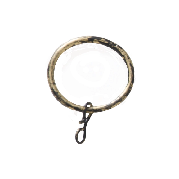 Curtain ring for 25–28 mm rod – Black gold