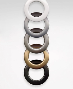 Plastic eyelets for 26-28 mm curtain rod