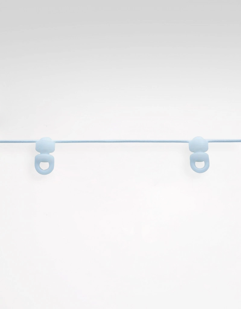 Corded U-gliders for curtain rail, Hasta