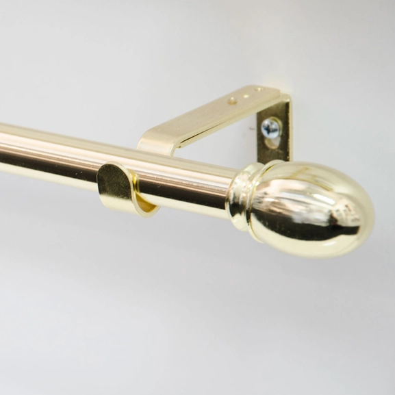 Olivia brass curtain rod