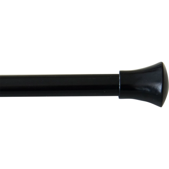 Vega curtain rod in black from Hasta