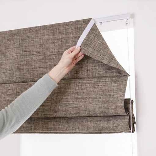 Hissgardin kardborreband med lina Hasta