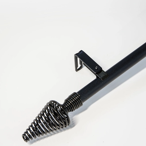 Balder Pil curtain rod black