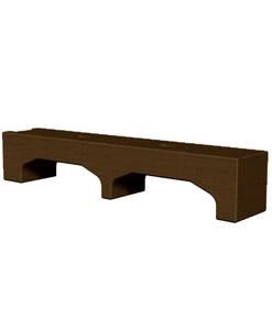 Dekor väggfäste gardinskena alu dream kaffe