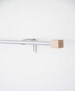 Kvadrat gardinstång ek Hasta