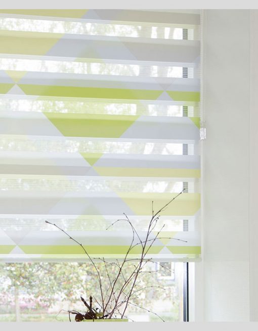 Rullgardin design med mönstret Triangel