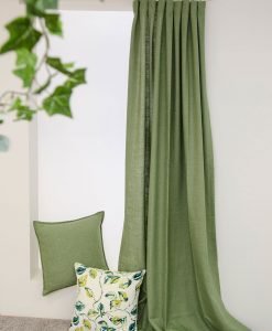 gardin lina grön och grönska kudde