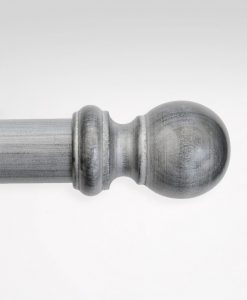 Ändknopp Gustaf Silver 50 mm Hasta