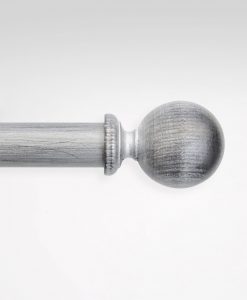 Ändknopp Oscar Silver 35 mm Hasta