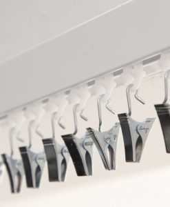 Glid till gardinskena med klämma för glid