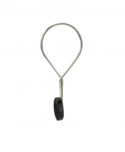 Twisted ring,Circle,stål/mattsvart akryl