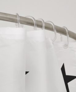 Duschring transparent plast Hasta