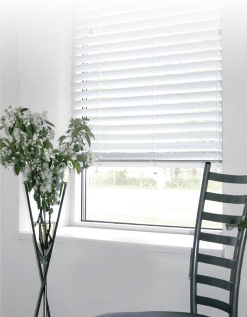 Persienn vit eller silver, alu 50 mm