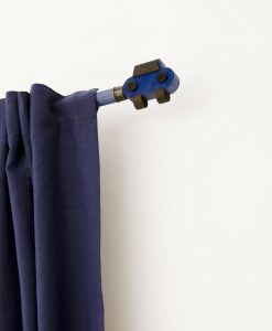 Ändknopp Auto trä blå Hasta