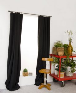 Gardinstång Svartsilver Hasta