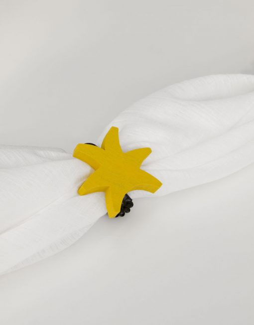 Dekorklämma och servettring Sjöstjärna Hasta