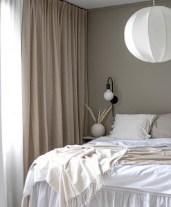 Måttillverkad gardin Lina beige