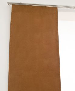 Panelgardin Suede, mellanbrun