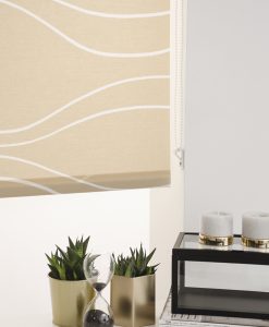 Rullgardin beige, måttillverkad, Hasta
