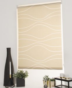 Rullgardin beige, måttillverkad, Hasta