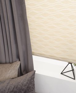 Rullgardin beige, måttillverkad, Hasta