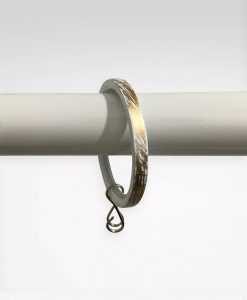 Gardinring vitguld Hasta