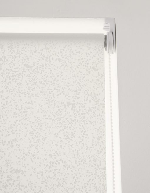 Rullgardin Marble, vit, måttillverkad, Hasta