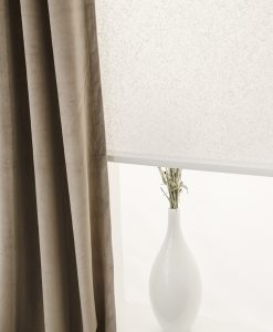 Rullgardin Marble, vit, måttillverkad, Hasta