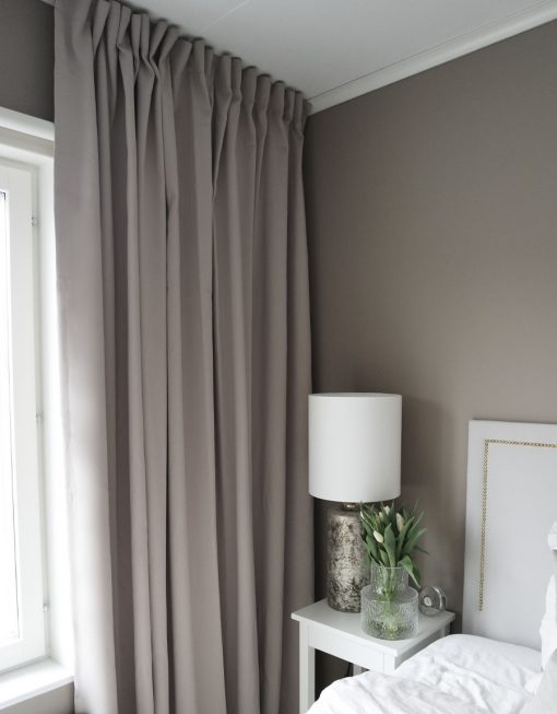 Hotellgardin, beige