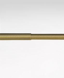 Gardinstång 11/13 mm inkl. väggfäste, reglerbar 130-240 cm, guldnougat