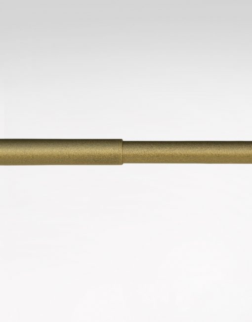 Gardinstång 11/13 mm inkl. väggfäste, reglerbar 130-240 cm, guldnougat